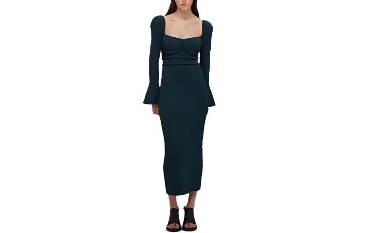 SS22 Длинное Платье с Длинными Рукавами Женское Хаки Зеленое Self-portrait
SS22 Длинное Платье с Длинными Рукавами Женское Хаки Зеленое Self-portrait