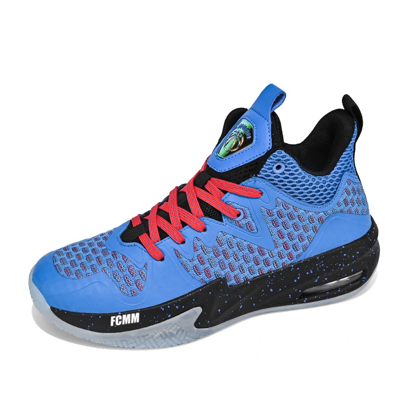 Противоскользящие и дышащие баскетбольные кроссовки для детей FCMM, синий
Противоскользящие и дышащие баскетбольные кроссовки для детей FCMM, синий