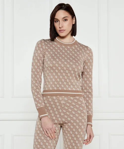 Изношенный свитер Slim fit Guess Jeans, бежевый
Изношенный свитер Slim fit Guess Jeans, бежевый