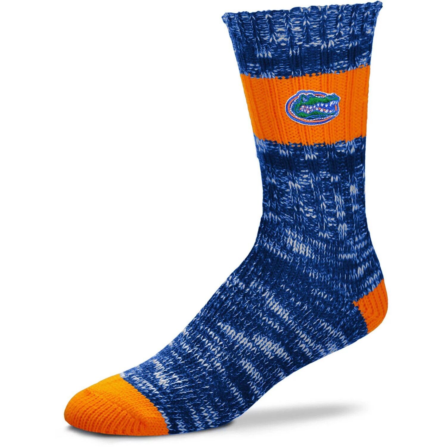 Женские носки для босых ног Florida Gators в альпийскую полоску с круглым вырезом
Женские носки для босых ног Florida Gators в альпийскую полоску с круглым вырезом