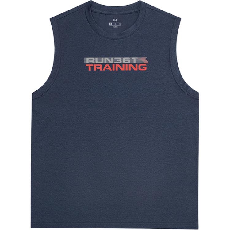 361° Мужская майка темно-синего цвета с круглым вырезом, тонкая, прямая посадка
361° Мужская майка темно-синего цвета с круглым вырезом, тонкая, прямая посадка