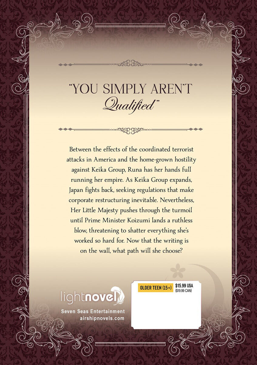 Новелла Modern Villainess: It's Not Easy Building a Corporate Empire Before the Crash Novel Volume 4
Новелла Modern Villainess: It's Not Easy Building a Corporate Empire Before the Crash Novel Volume 4