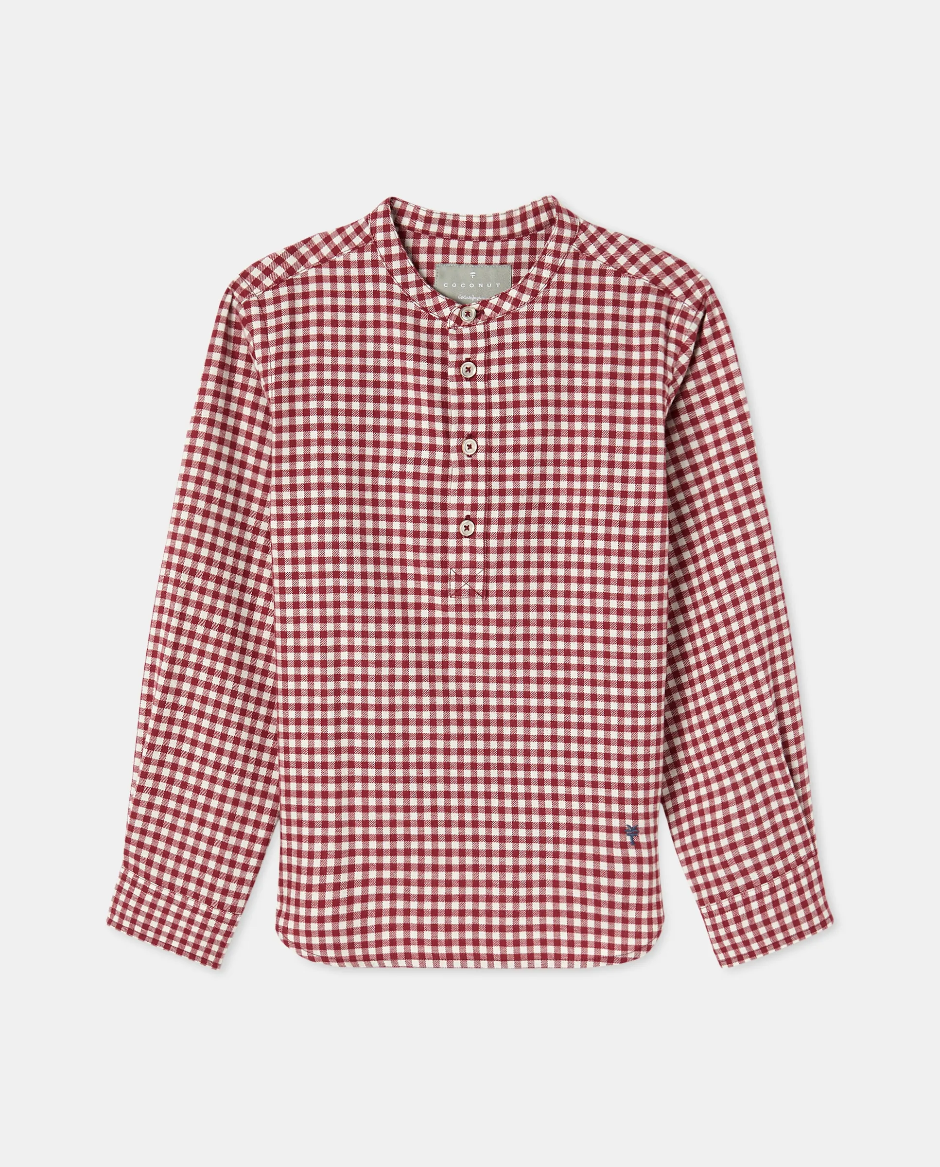 Детская рубашка с длинным рукавом и воротником-стойкой в мелкую клетку виши (5x5) Coconut El Corte Inglés, красный
Детская рубашка с длинным рукавом и воротником-стойкой в мелкую клетку виши (5x5) Coconut El Corte Inglés, красный