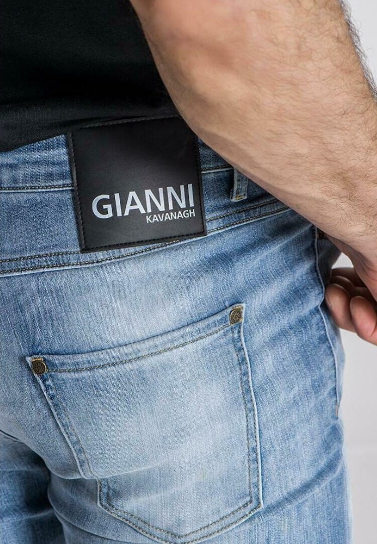 Джинсы облегающего кроя WARNING Gianni Kavanagh, синий деним
Джинсы облегающего кроя WARNING Gianni Kavanagh, синий деним