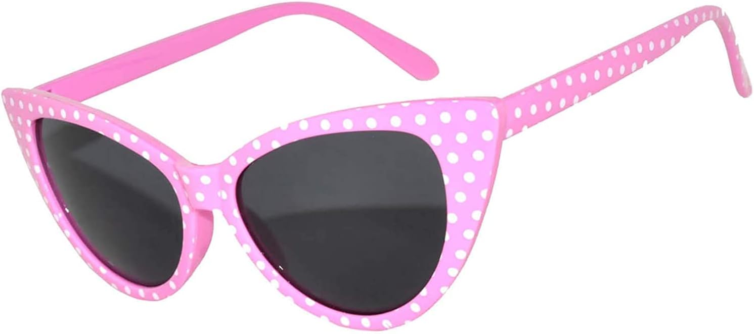 Женские солнцезащитные очки OWL «кошачий глаз», классический винтажный дизайн с заостренными кончиками и «крыльями», ретро-стиль, защита от УФ-излучения, Smoke Lens: Pink With White Polka Dots
Женские солнцезащитные очки OWL «кошачий глаз», классический винтажный дизайн с заостренными кончиками и «крыльями», ретро-стиль, защита от УФ-излучения, Smoke Lens: Pink With White Polka Dots