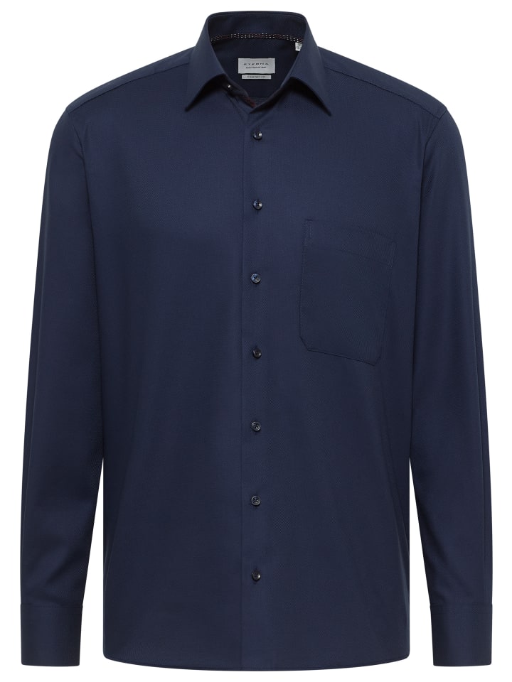 Рубашка COMFORT FIT темно-синего цвета Eterna
Рубашка COMFORT FIT темно-синего цвета Eterna