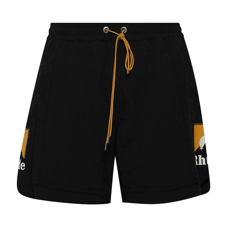 Шорты Rhude Moonlight Logo Short, Black/Yellow/White
Шорты Rhude Moonlight Logo Short, Black/Yellow/White