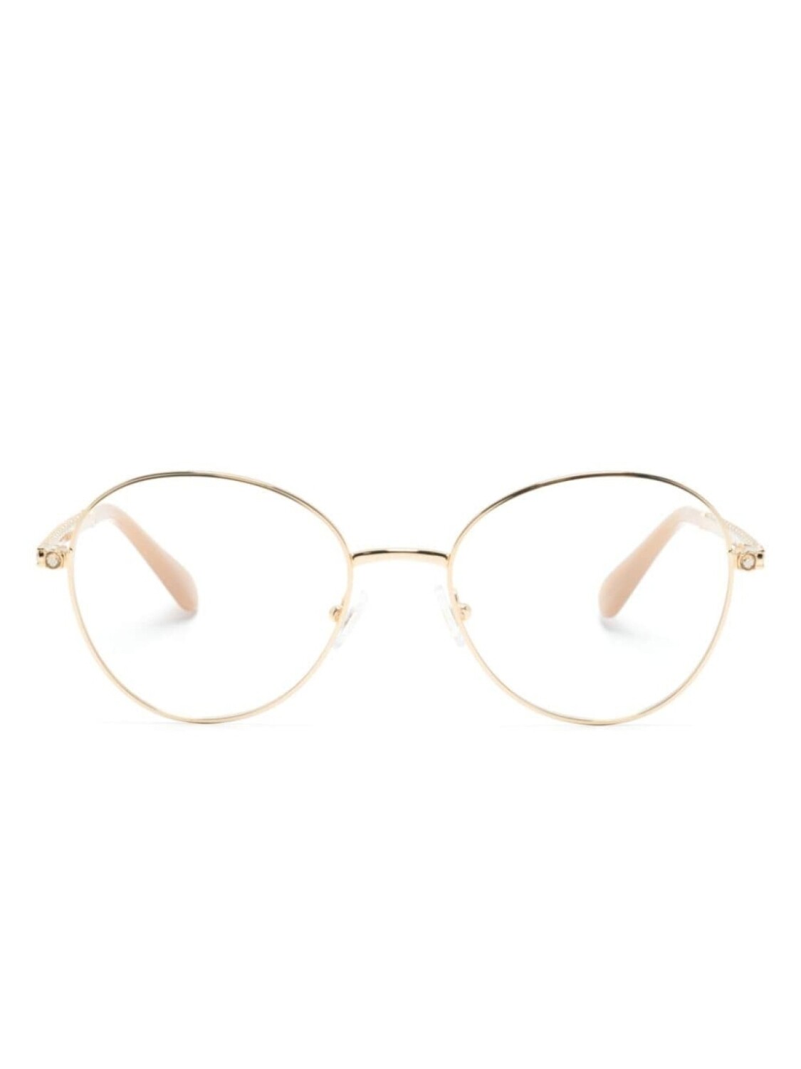 Swarovski очки в круглой оправе с кристаллами, золотой
Swarovski очки в круглой оправе с кристаллами, золотой