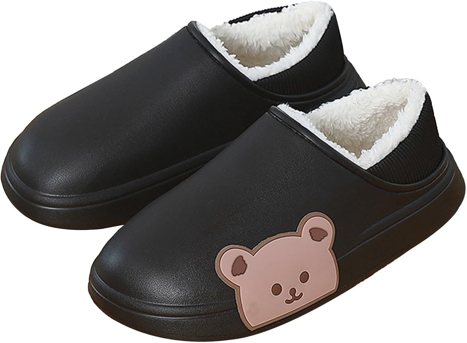 Женские домашние тапочки с рисунком медведя, с меховой подкладкой, с поролоновой стелькой памяти и резиновой нескользящей подошвой Generic, черный
Женские домашние тапочки с рисунком медведя, с меховой подкладкой, с поролоновой стелькой памяти и резиновой нескользящей подошвой Generic, черный