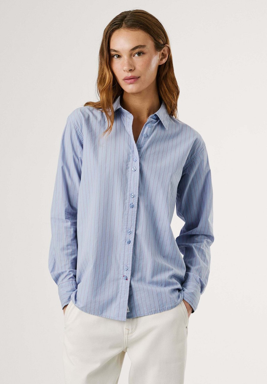 Блуза Pepe Jeans Button-down blouse, Blue
Блуза Pepe Jeans Button-down blouse, Blue