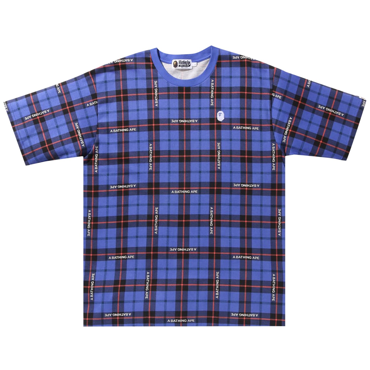 Футболка свободного кроя в клетку BAPE, синяя, Синий, Футболка свободного кроя в клетку BAPE, синяя
Футболка свободного кроя в клетку BAPE, синяя, Синий, Футболка свободного кроя в клетку BAPE, синяя