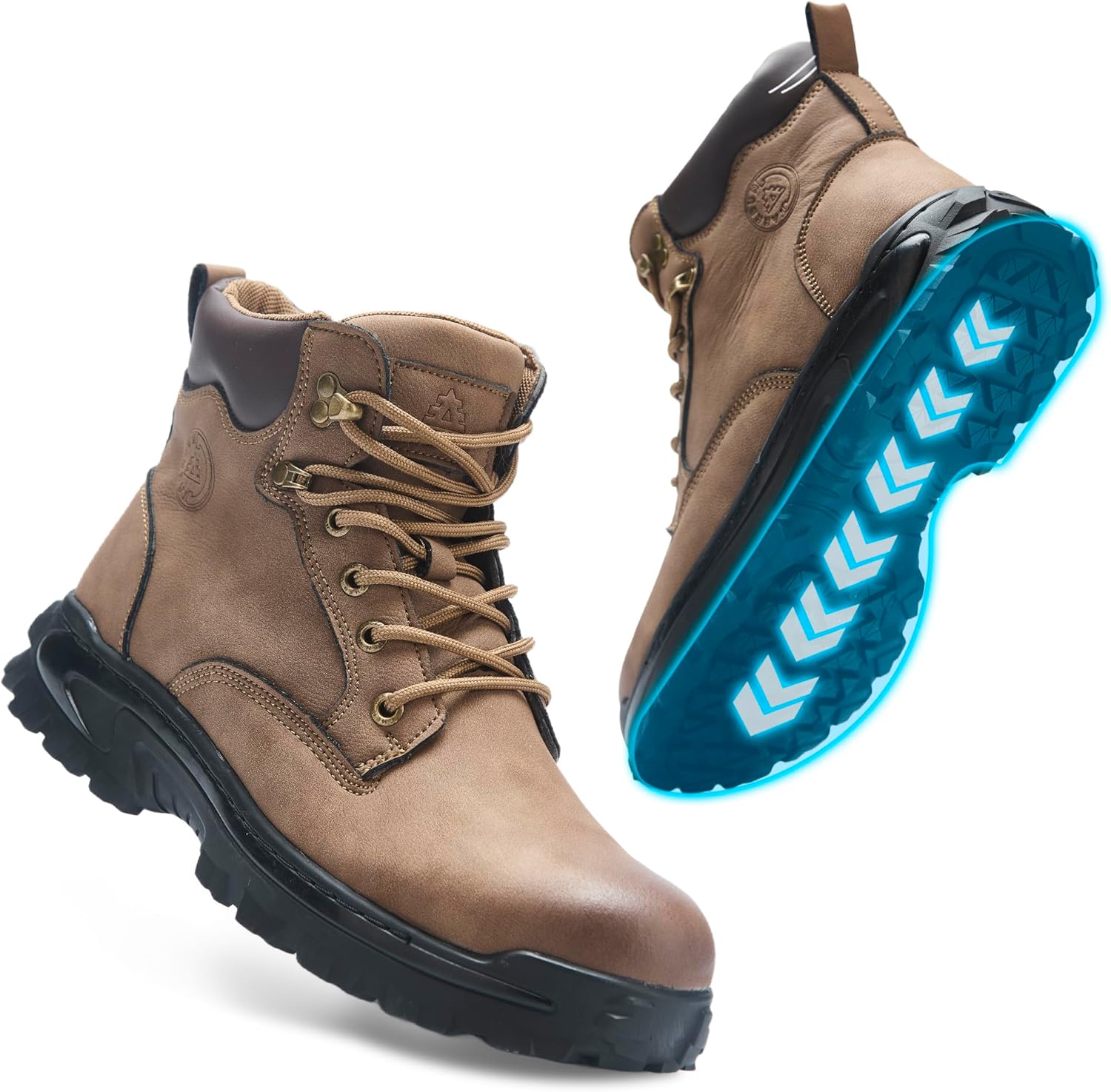 Защитные ботинки для мужчин и женщин с стальным носком, масло- и противоскользящие, водонепроницаемые, из премиальной кожи, промышленная обувь, ботинки с защитой от проколов Taerdun, коричневый
Защитные ботинки для мужчин и женщин с стальным носком, масло- и противоскользящие, водонепроницаемые, из премиальной кожи, промышленная обувь, ботинки с защитой от проколов Taerdun, коричневый