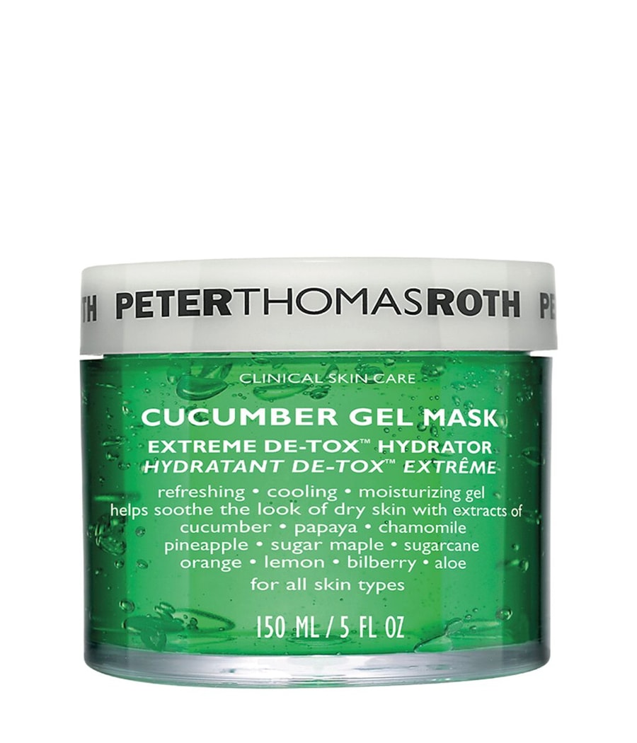 Медицинская маска Peter Thomas Roth Cucumber Gel Mask, 150 ml
Медицинская маска Peter Thomas Roth Cucumber Gel Mask, 150 ml