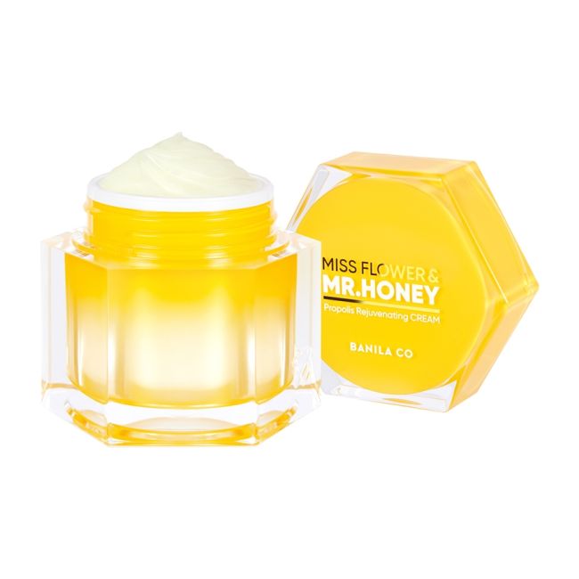 Miss flower & mr.honey прополис омолаживающий крем для лица Banila Co, 70 мл
Miss flower & mr.honey прополис омолаживающий крем для лица Banila Co, 70 мл