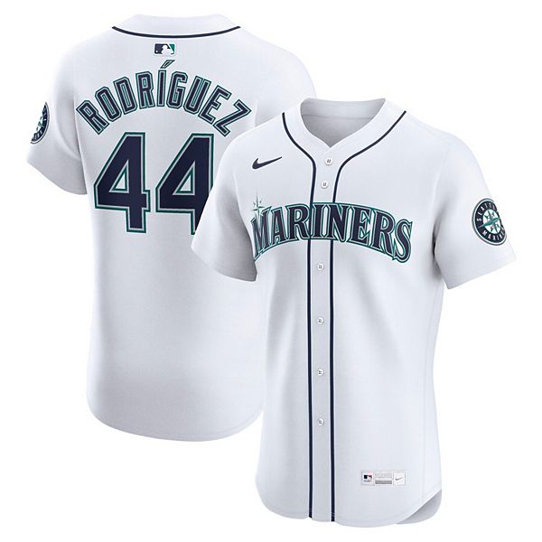 Мужская белая домашняя элитная футболка julio rodríguez seattle mariners Nike
Мужская белая домашняя элитная футболка julio rodríguez seattle mariners Nike