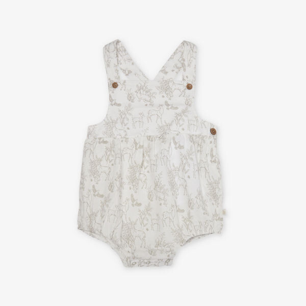 Боди из хлопкового трикотажа с графическим принтом цвета олененок, возраст 3-24 месяца The Little Tailor, серый 
Боди из хлопкового трикотажа с графическим принтом цвета олененок, возраст 3-24 месяца The Little Tailor, серый