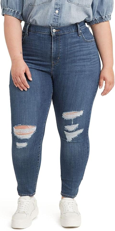 Женские джинсы Levi's Plus Size 721 с высокой талией и зауженными джинсами, Lapis Longing
Женские джинсы Levi's Plus Size 721 с высокой талией и зауженными джинсами, Lapis Longing