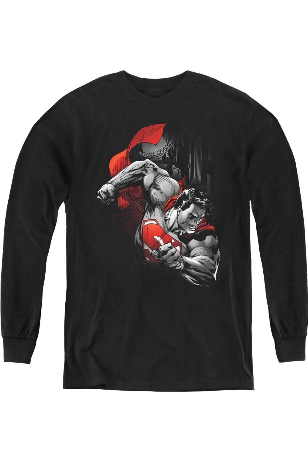 Футболка с длинным рукавом Superman My City для детей Gildan, черный
Футболка с длинным рукавом Superman My City для детей Gildan, черный