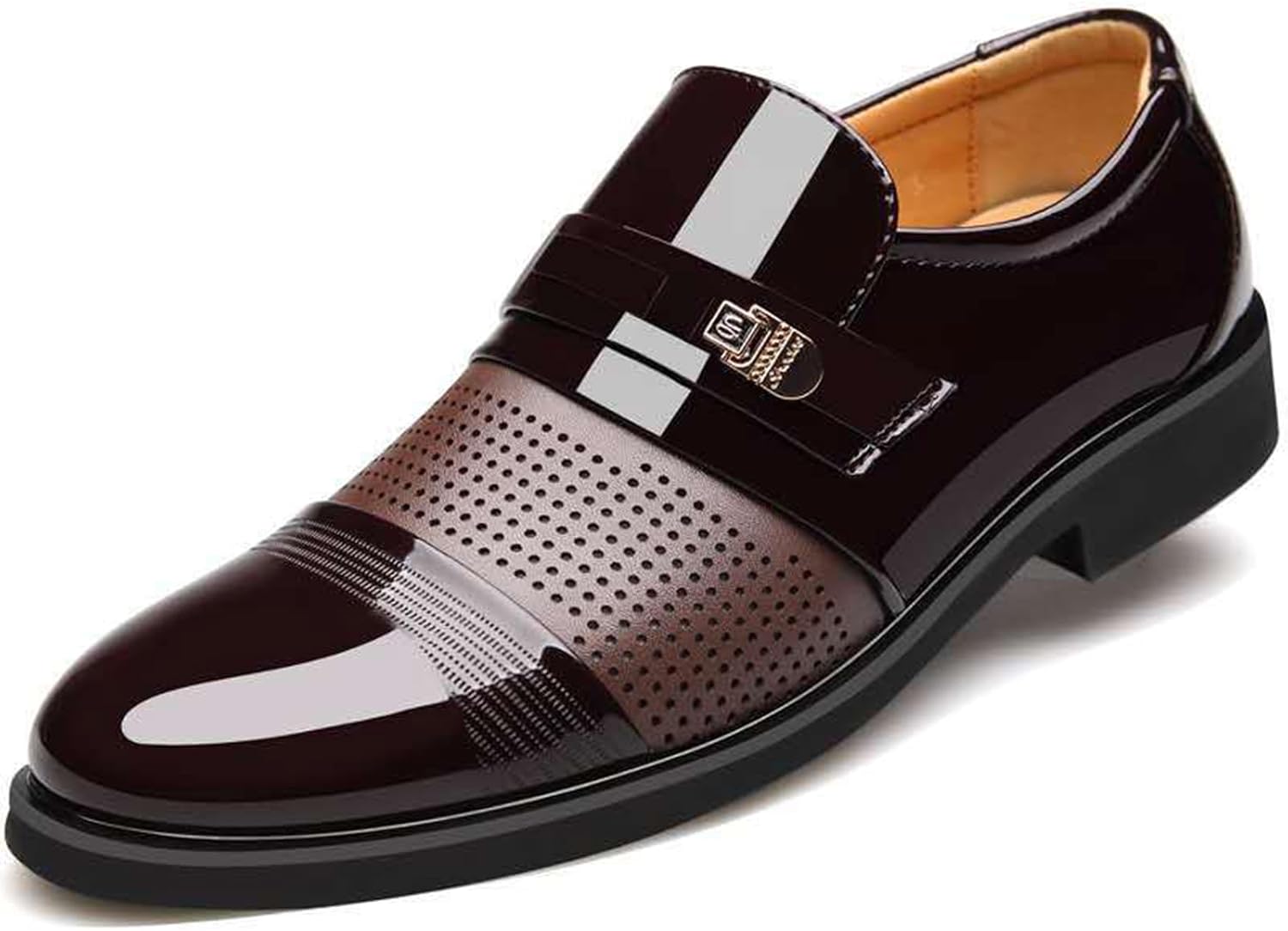 Мужские классические туфли Оксфорды Дышащие современные дерби Формальные деловые свадебные туфли Классические туфли под костюм Kyoescai, коричневый
Мужские классические туфли Оксфорды Дышащие современные дерби Формальные деловые свадебные туфли Классические туфли под костюм Kyoescai, коричневый