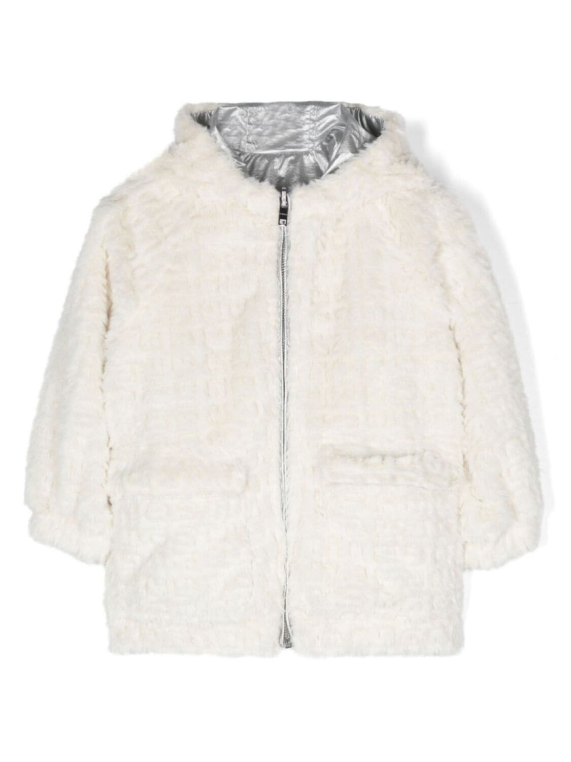 Givenchy Kids двусторонняя куртка-пуховик, белый
Givenchy Kids двусторонняя куртка-пуховик, белый