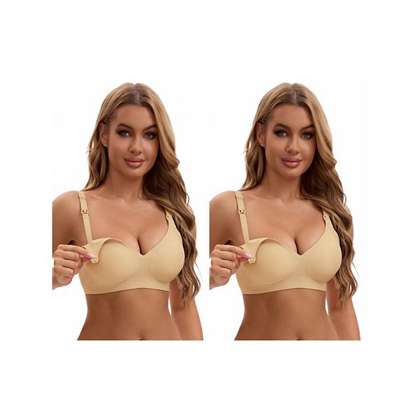 2 упаковки бюстгальтера для кормления без косточек с передней застежкой Inspire Chic, Beige
2 упаковки бюстгальтера для кормления без косточек с передней застежкой Inspire Chic, Beige