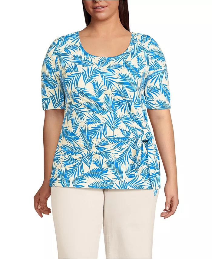 Женская блузка с запахом из легкого джерси больших размеров Lands' End, мультиколор
Женская блузка с запахом из легкого джерси больших размеров Lands' End, мультиколор