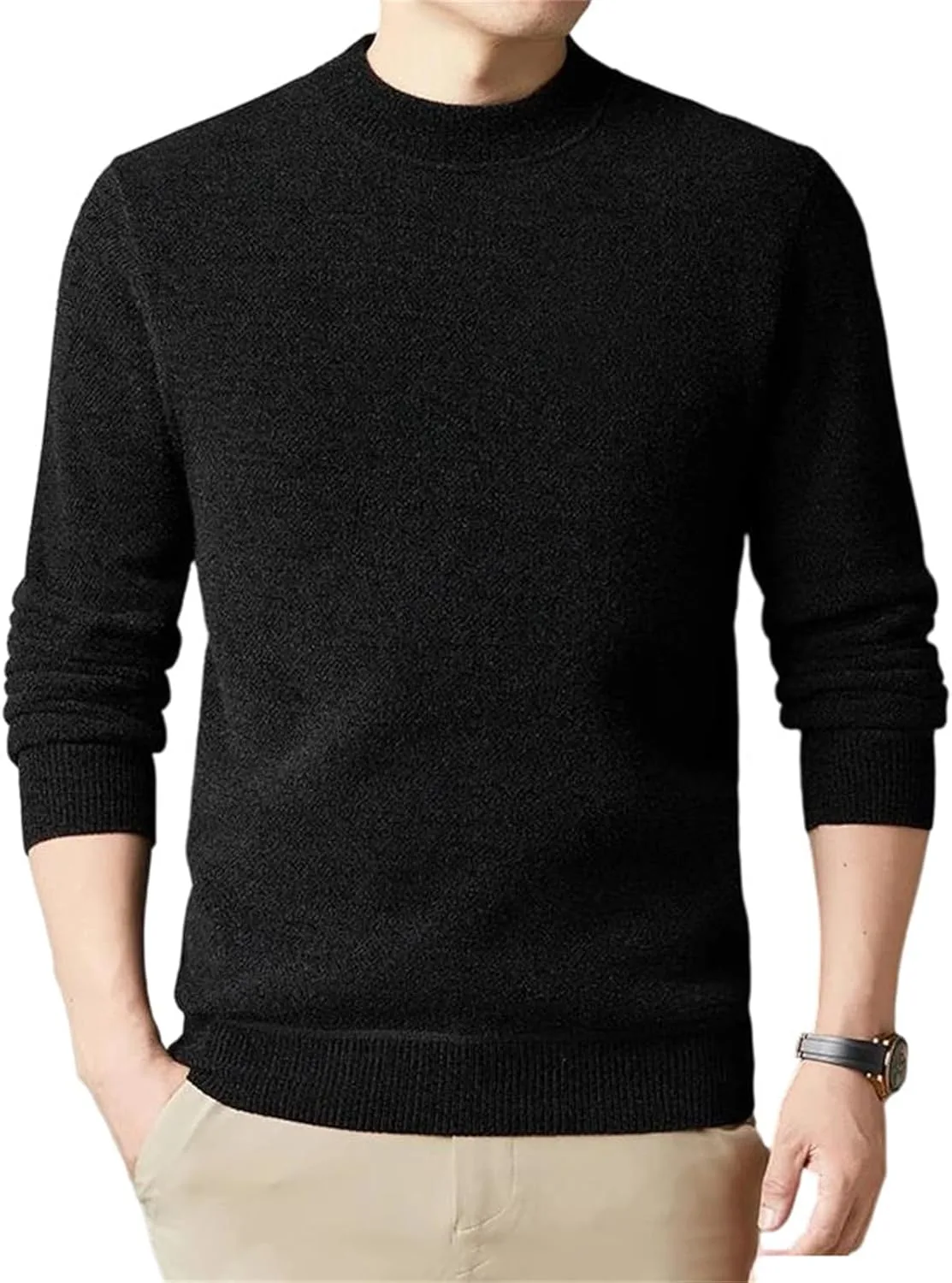 Мужской свитер из шерстяной смеси, мягкий и теплый
Мужской свитер из шерстяной смеси, мягкий и теплый