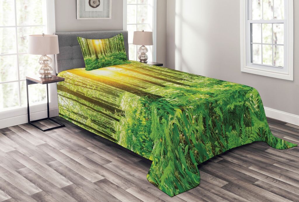 Комплект покрывала ABAKUHAUS Spring, Natural Leaves Natural, комплект с моющимися наволочками, для односпальных кроватей 170 x 220 см, желто-зеленый
Комплект покрывала ABAKUHAUS Spring, Natural Leaves Natural, комплект с моющимися наволочками, для односпальных кроватей 170 x 220 см, желто-зеленый