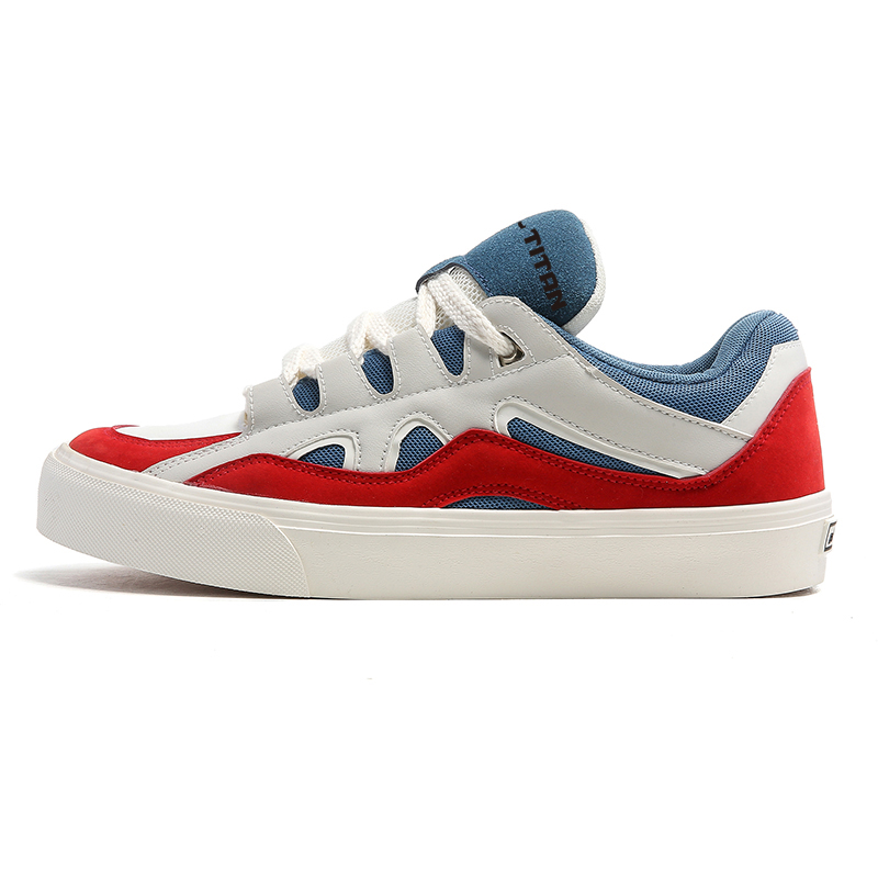 GONG NIU JU REN Низкие скейтерские кроссовки унисекс бело-красные, цвет White Red
GONG NIU JU REN Низкие скейтерские кроссовки унисекс бело-красные, цвет White Red