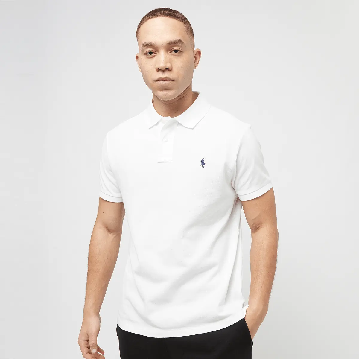 Рубашка Polo Ralph Lauren Poloshirt, белый/белый 
Рубашка Polo Ralph Lauren Poloshirt, белый/белый