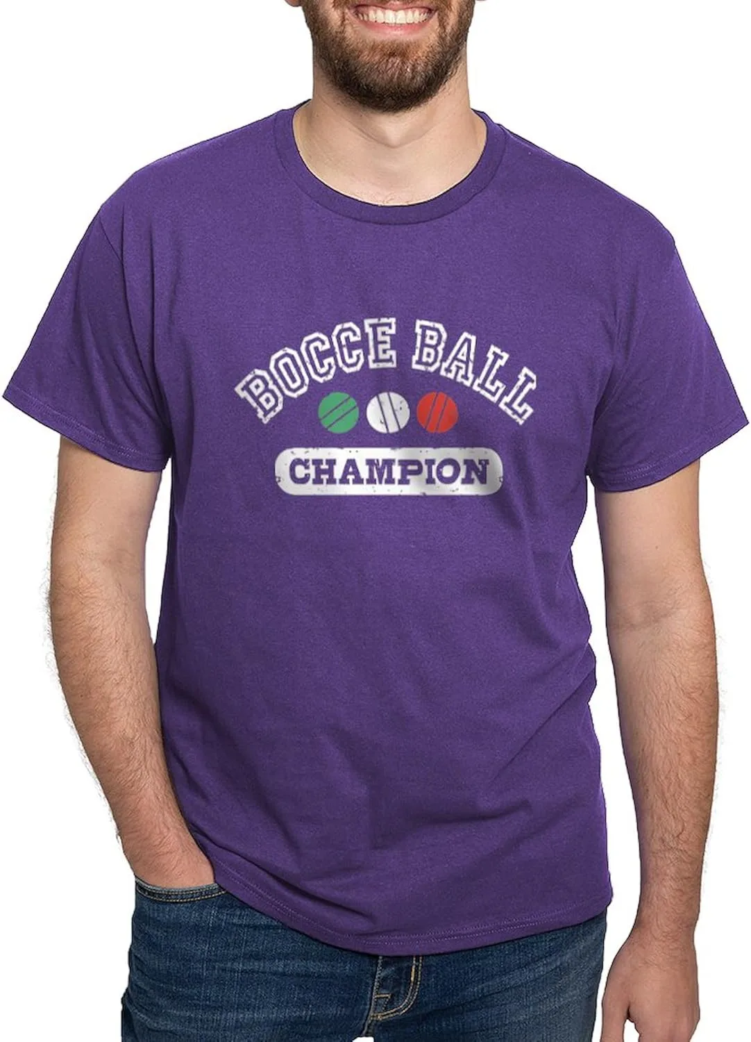 Футболка мужская CafePress Bocce Ball Champion Dark T-Shirt, 100% хлопок
Футболка мужская CafePress Bocce Ball Champion Dark T-Shirt, 100% хлопок