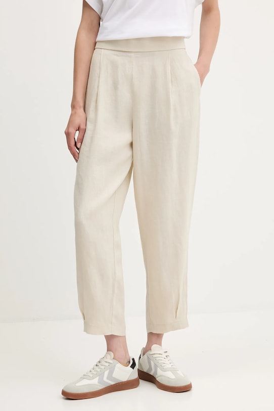 Льняные брюки United Colors Of Benetton, бежевый
Льняные брюки United Colors Of Benetton, бежевый