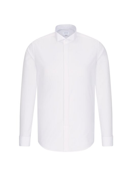 Узкая рубашка-смокинг с длинными рукавами Seidensticker, белый
Узкая рубашка-смокинг с длинными рукавами Seidensticker, белый