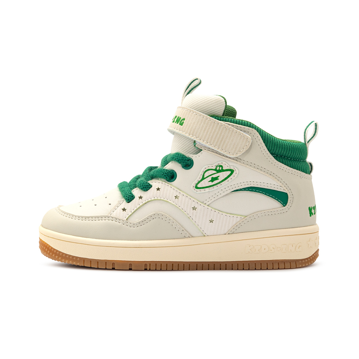 Высокие детские кроссовки для скейтбординга KIDSING, зеленый 
Высокие детские кроссовки для скейтбординга KIDSING, зеленый