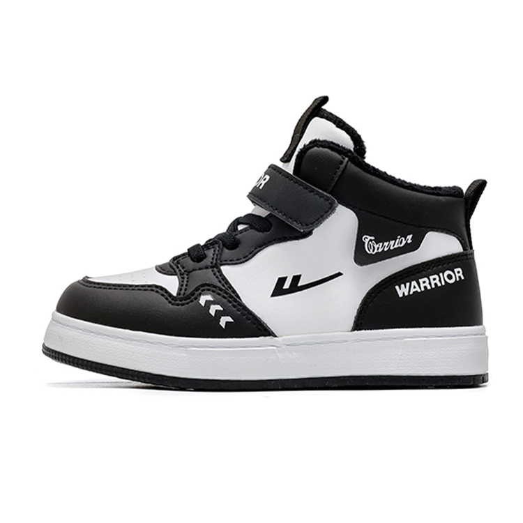 Кожаные высокие детские скейтбординг кроссовки Slip Resistant, Abrasion Resistant, Thermal Height Increasing WARRIOR, черный белый
Кожаные высокие детские скейтбординг кроссовки Slip Resistant, Abrasion Resistant, Thermal Height Increasing WARRIOR, черный белый