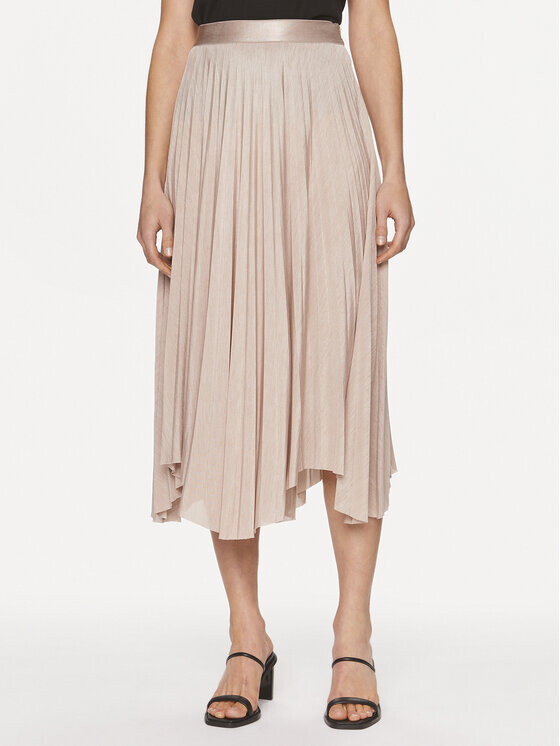 Плиссированная юбка стандартного кроя Boss, бежевый
Плиссированная юбка стандартного кроя Boss, бежевый