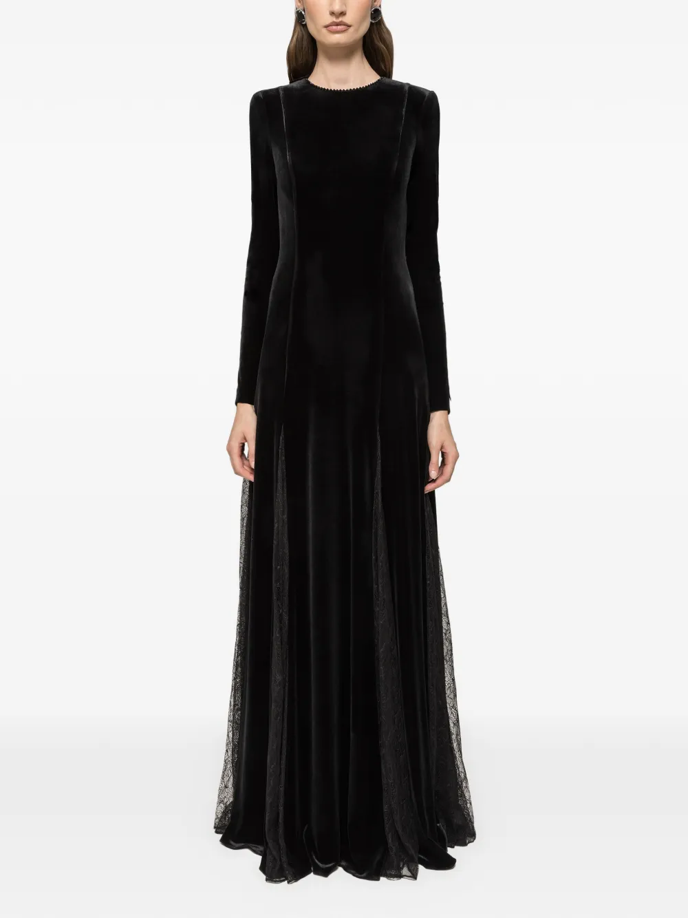 Макси-платье с бусинами и вставками Nissa, черный
Макси-платье с бусинами и вставками Nissa, черный