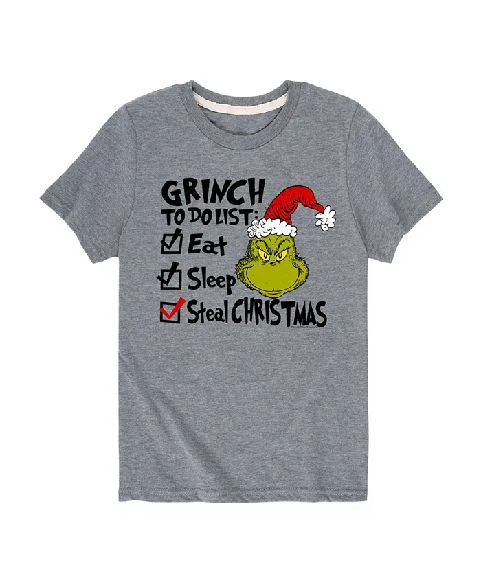 Футболка с принтом Grinch To Do для мальчиков старшего возраста The Grinch, серый
Футболка с принтом Grinch To Do для мальчиков старшего возраста The Grinch, серый