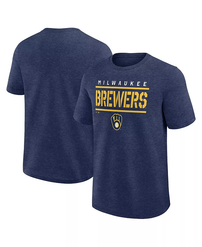 Мужская футболка Heather Milwaukee Brewers Top Notch в цвете navy Fanatics
Мужская футболка Heather Milwaukee Brewers Top Notch в цвете navy Fanatics
