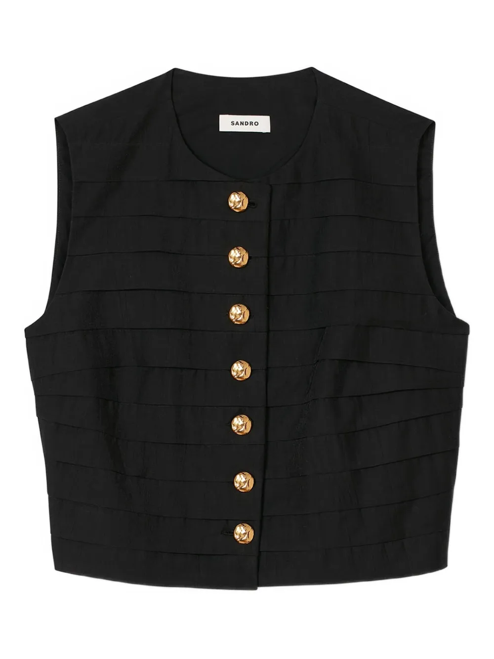 Укороченный топ Эйлат SANDRO, черный
Укороченный топ Эйлат SANDRO, черный