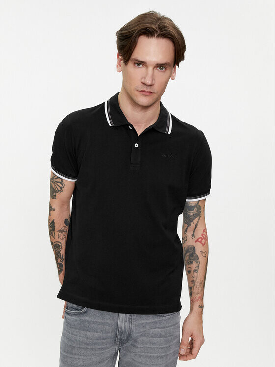 Рубашка поло стандартного кроя Geox, черный
Рубашка поло стандартного кроя Geox, черный