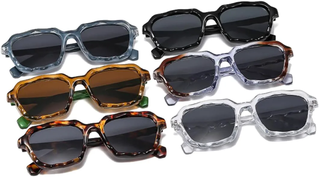 Винтажные солнцезащитные очки необычной волнообразной формы для женщин, модные, двухцветные, с защитой от УФ-излучения UV400, для мужчин TYUVIVO, Tea Green Tea
Винтажные солнцезащитные очки необычной волнообразной формы для женщин, модные, двухцветные, с защитой от УФ-излучения UV400, для мужчин TYUVIVO, Tea Green Tea