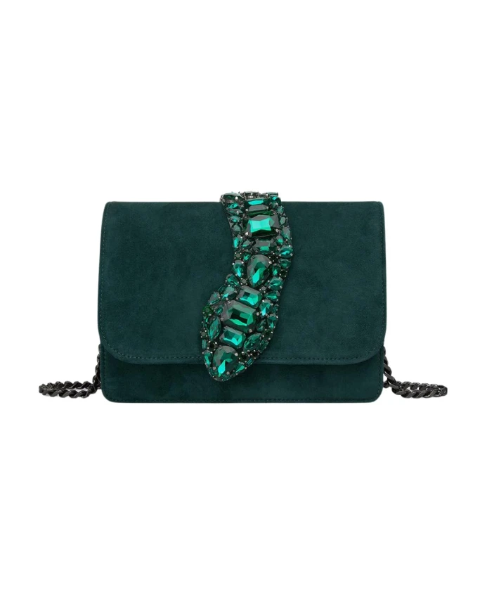 Сумка на плечо со змеиным узором Alma En Pena, зеленый
Сумка на плечо со змеиным узором Alma En Pena, зеленый