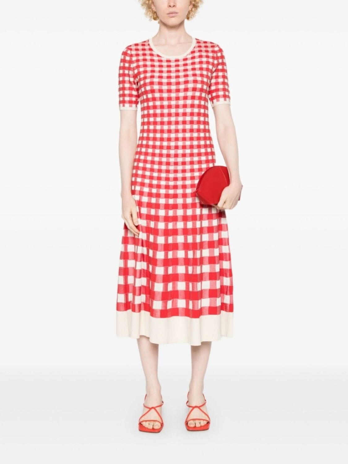 Платье миди JOSEPH из жаккардовой ткани в клетку, красный
Платье миди JOSEPH из жаккардовой ткани в клетку, красный