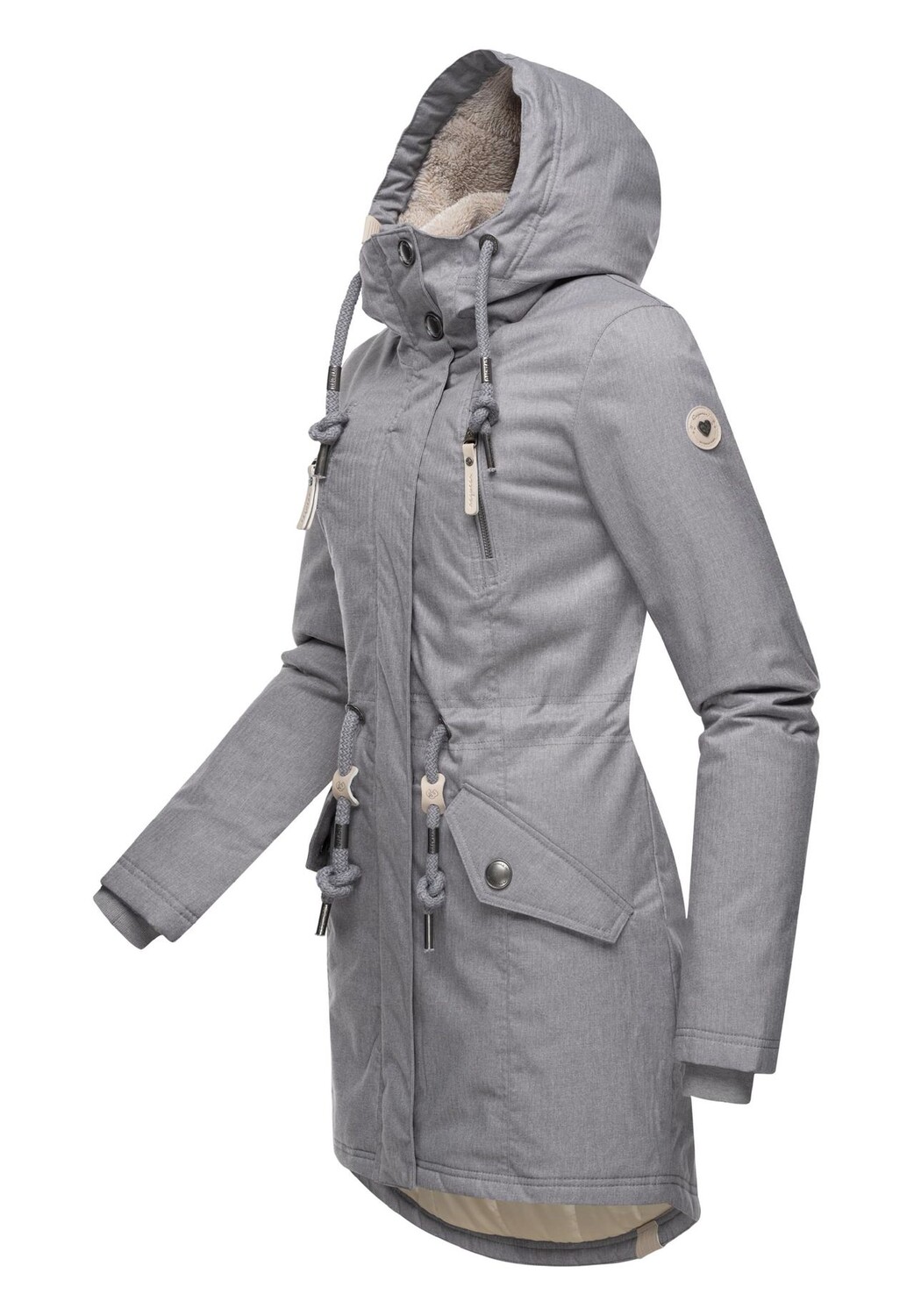 Зимнее пальто Элси Меланж Ragweartm, серый 
Зимнее пальто Элси Меланж Ragweartm, серый