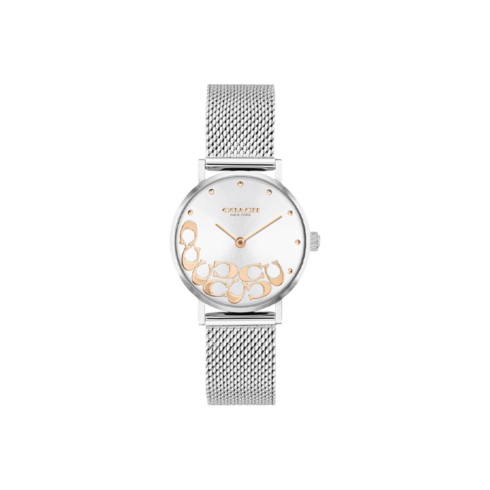 COACH Часы PERRY PELLY Collection Wrist Watch Quartz Movement Stainless Steel Watchband 28mm Silver Dial Women's Watch
COACH Часы PERRY PELLY Collection Wrist Watch Quartz Movement Stainless Steel Watchband 28mm Silver Dial Women's Watch