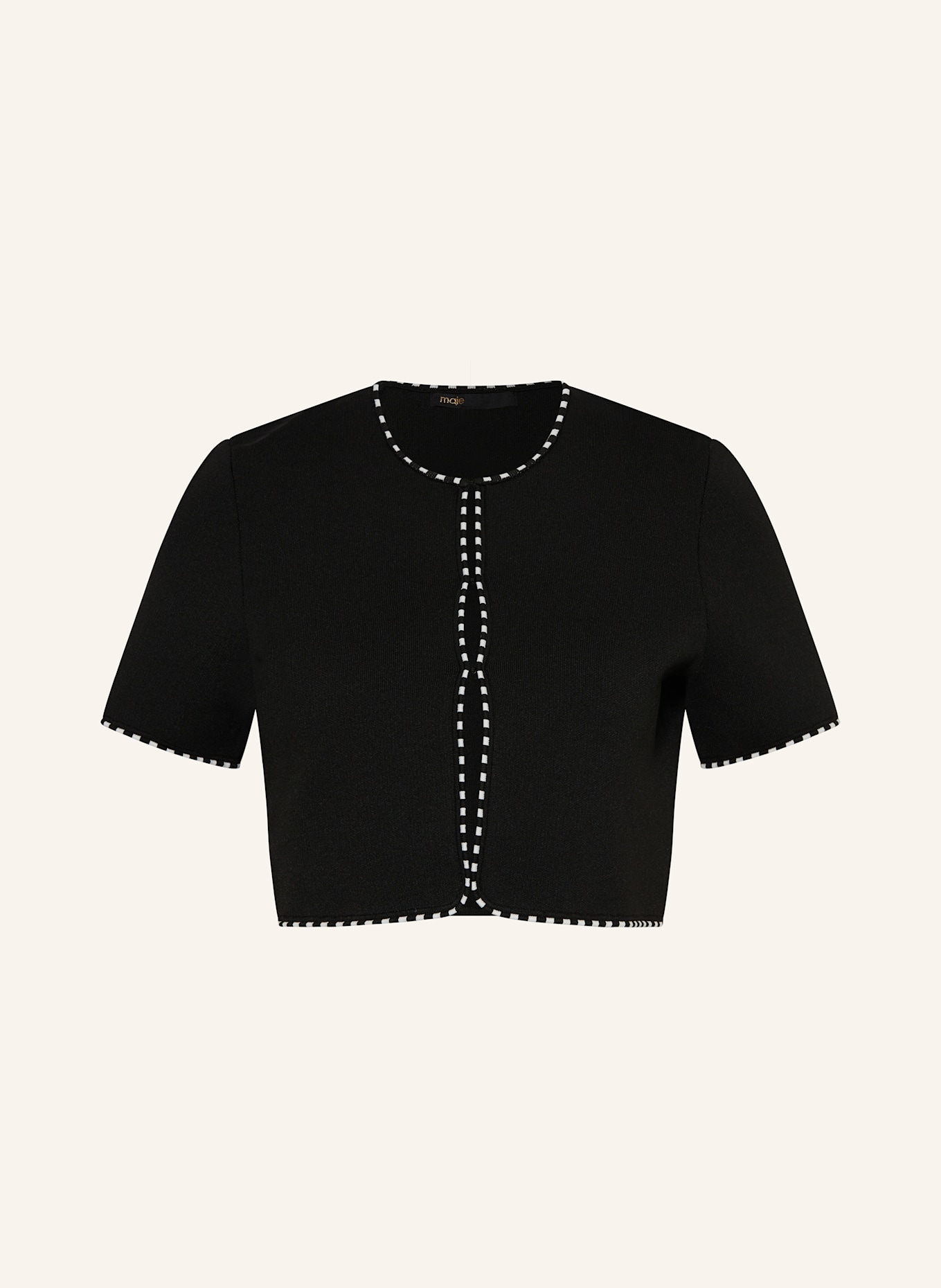 Укороченный кардиган Maje, черный
Укороченный кардиган Maje, черный