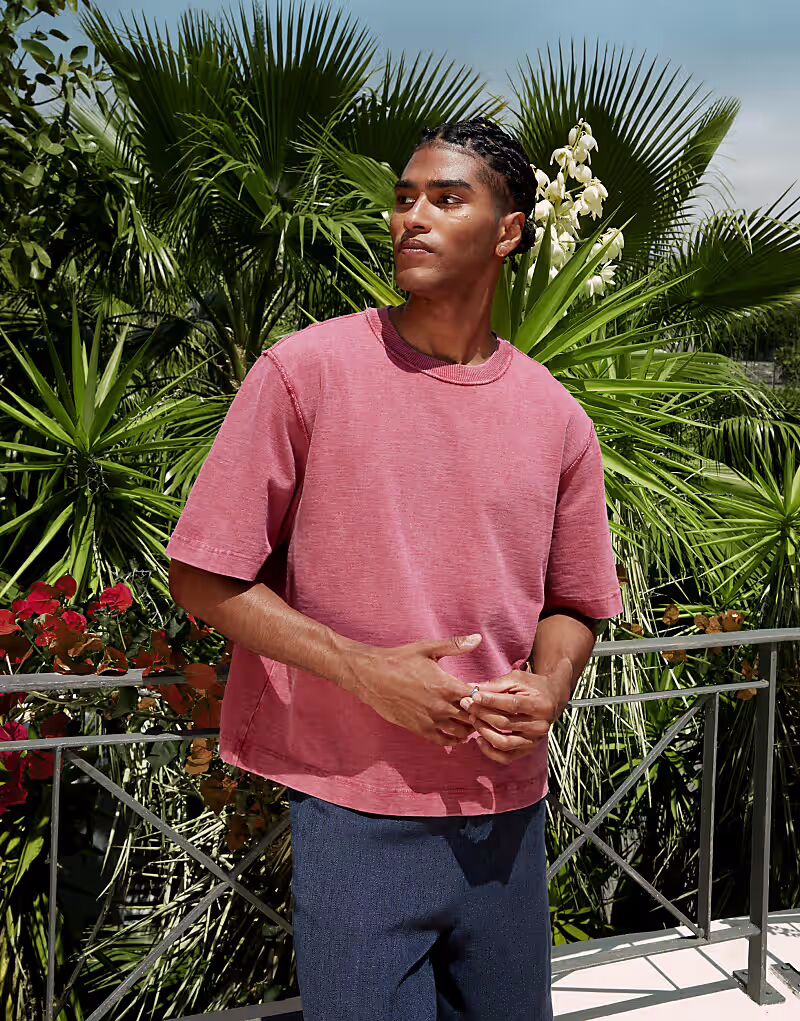 Футболка Abercrombie & Fitch из плотной ткани, укороченная, ржавого цвета
Футболка Abercrombie & Fitch из плотной ткани, укороченная, ржавого цвета