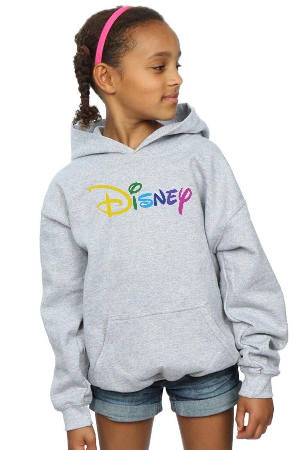 Толстовка с цветным логотипом Disney, серый 
Толстовка с цветным логотипом Disney, серый