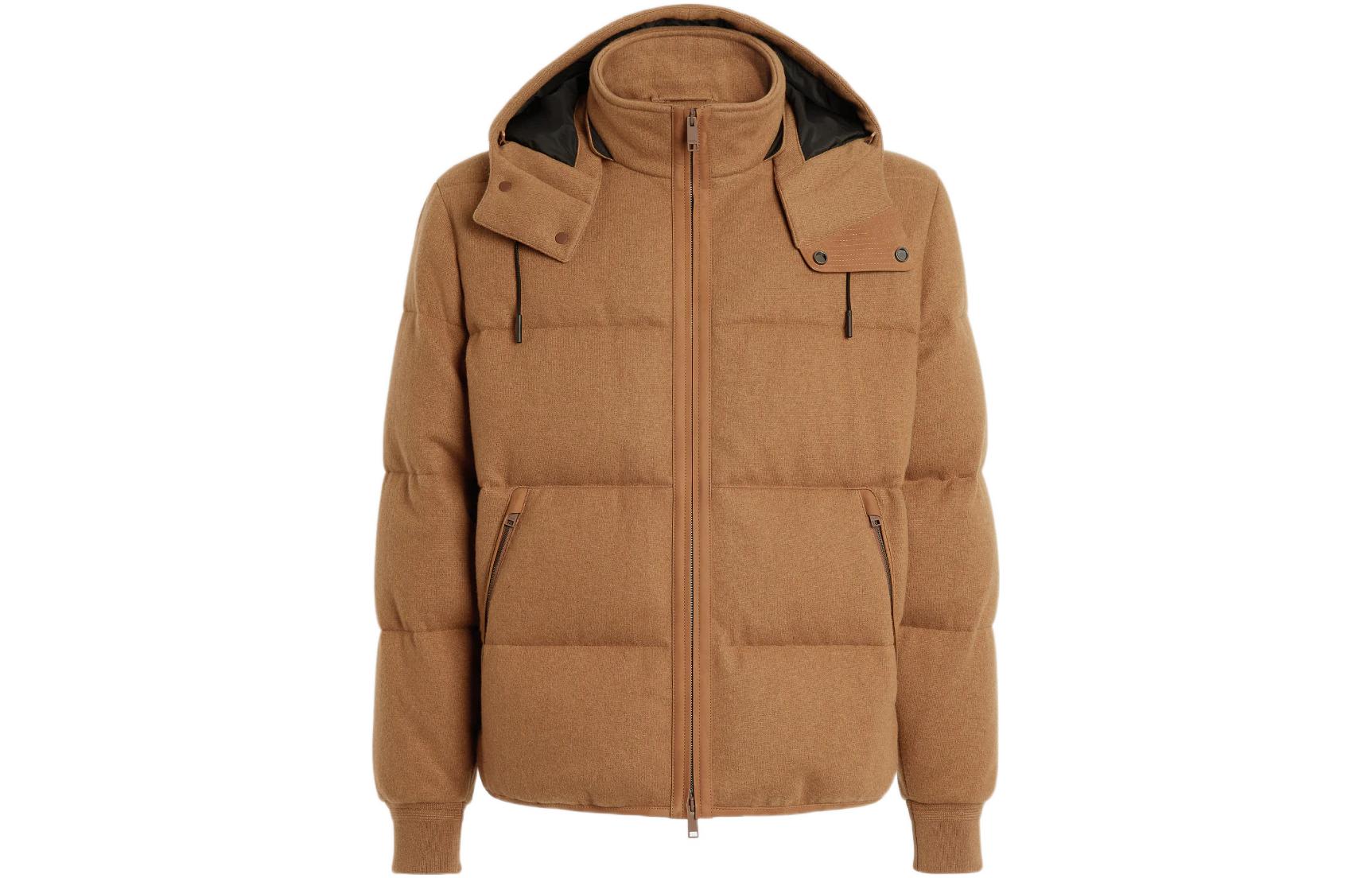 Ermenegildo Zegna Мужская пуховая куртка Zegna FW22 на молнии, коричневая
Ermenegildo Zegna Мужская пуховая куртка Zegna FW22 на молнии, коричневая